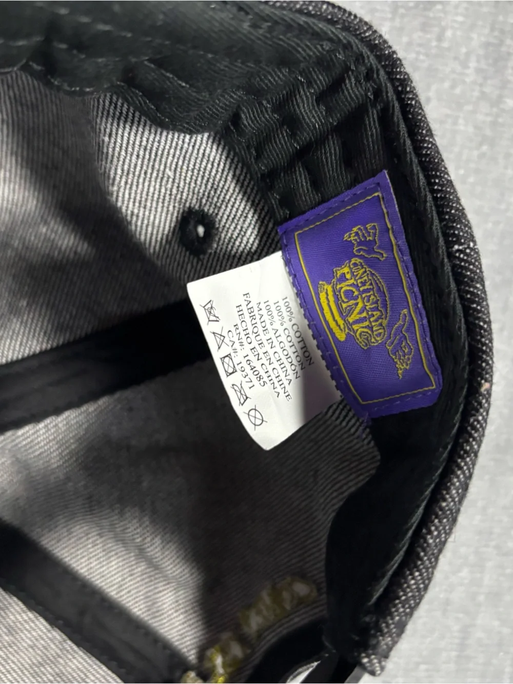 Urban Outfitters Snake Embroidered Snapback Hat Black Gold